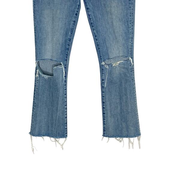 Mother 25 The Hustler Ankle Fray Crashing Hard High Rise Mother Superior - Picture 6 of 12